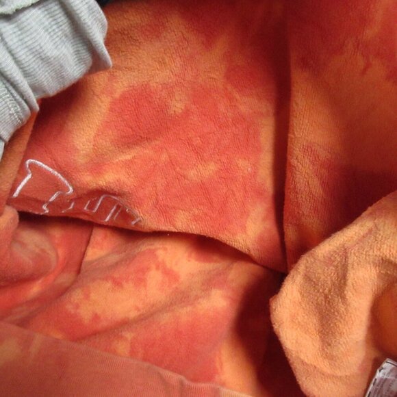 TommyInnit Limited Edition Crewneck Sweatshirt Unisex L Orange Tie Dye Cozy 794 - Picture 10 of 13